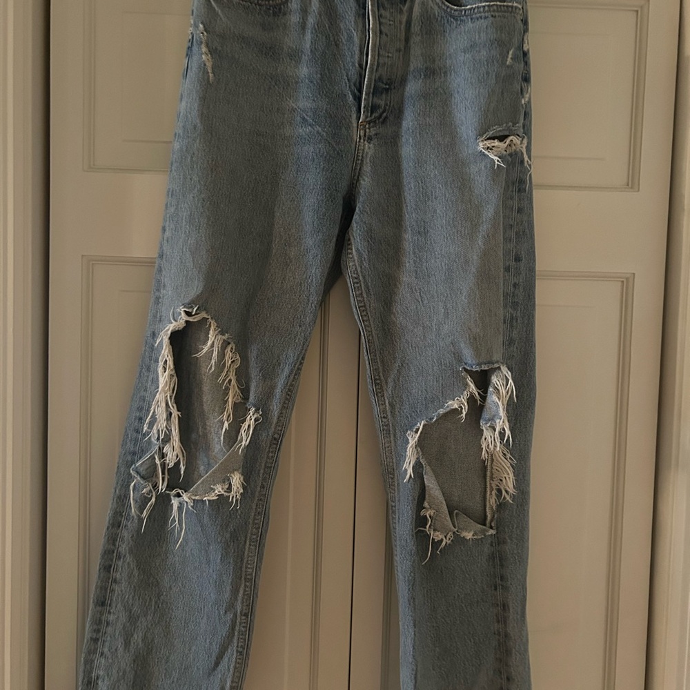 Agolde 90’s Mid Rise Loose Fit Jeans Size 27